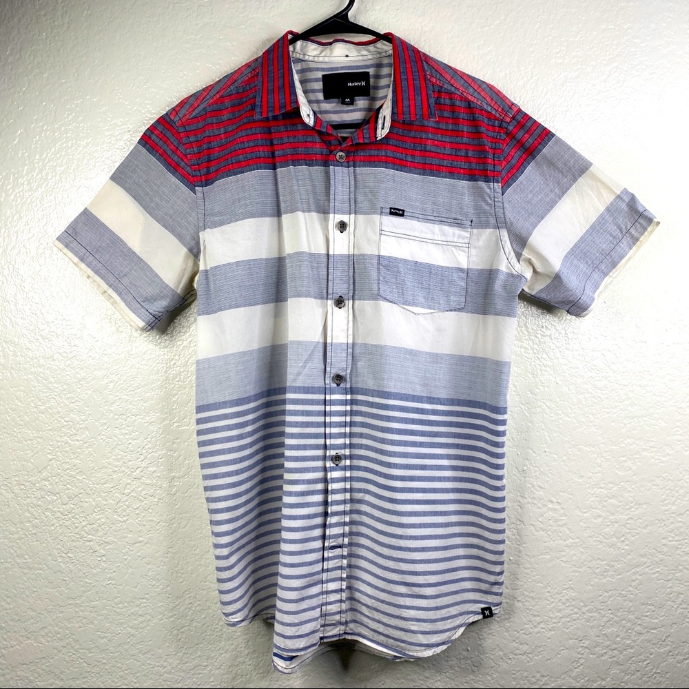 HURLEY BUTTOM UP SHIRT M